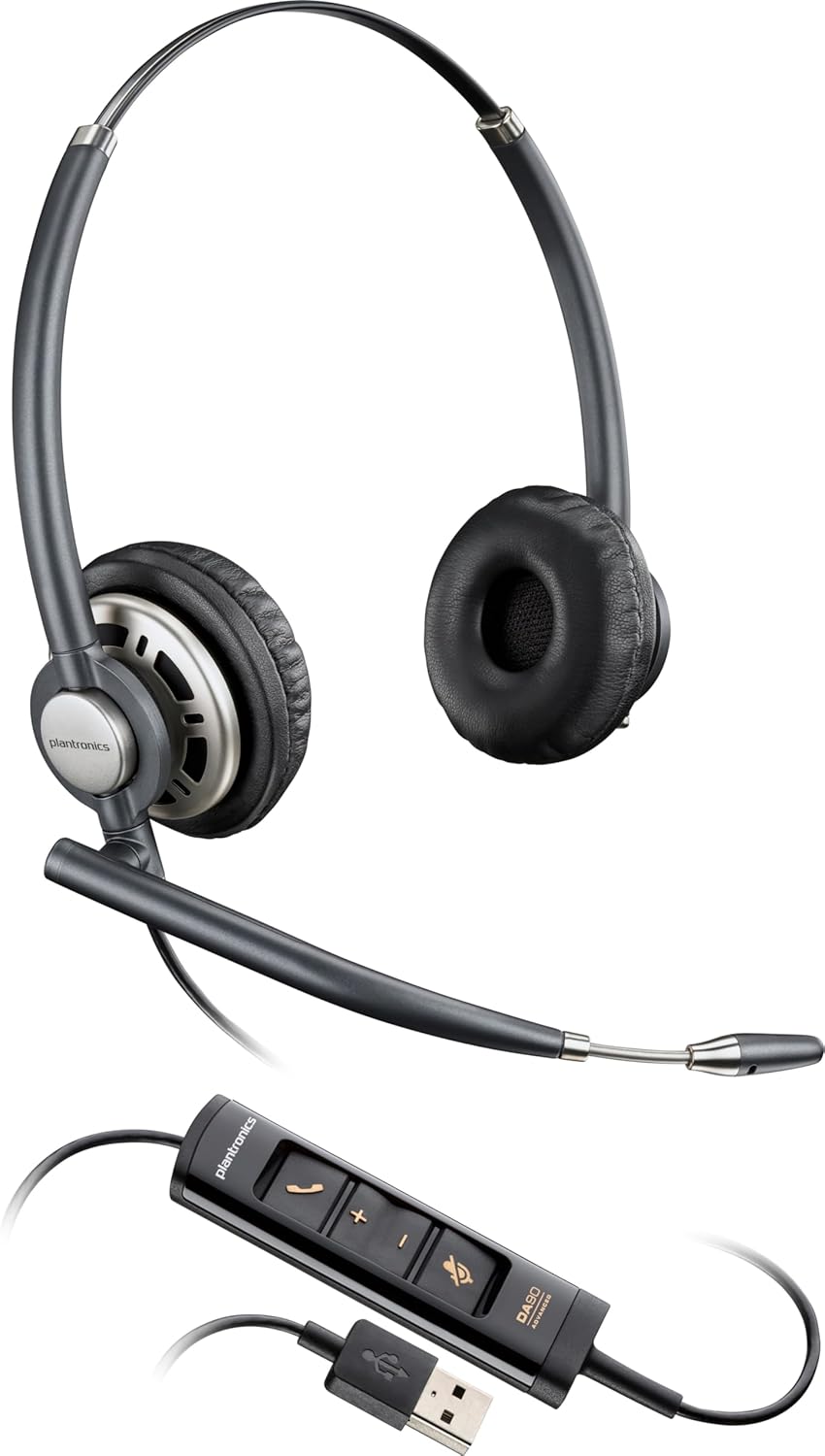 HP Poly EncorePro 725 USB-A Stereo Headset TAA