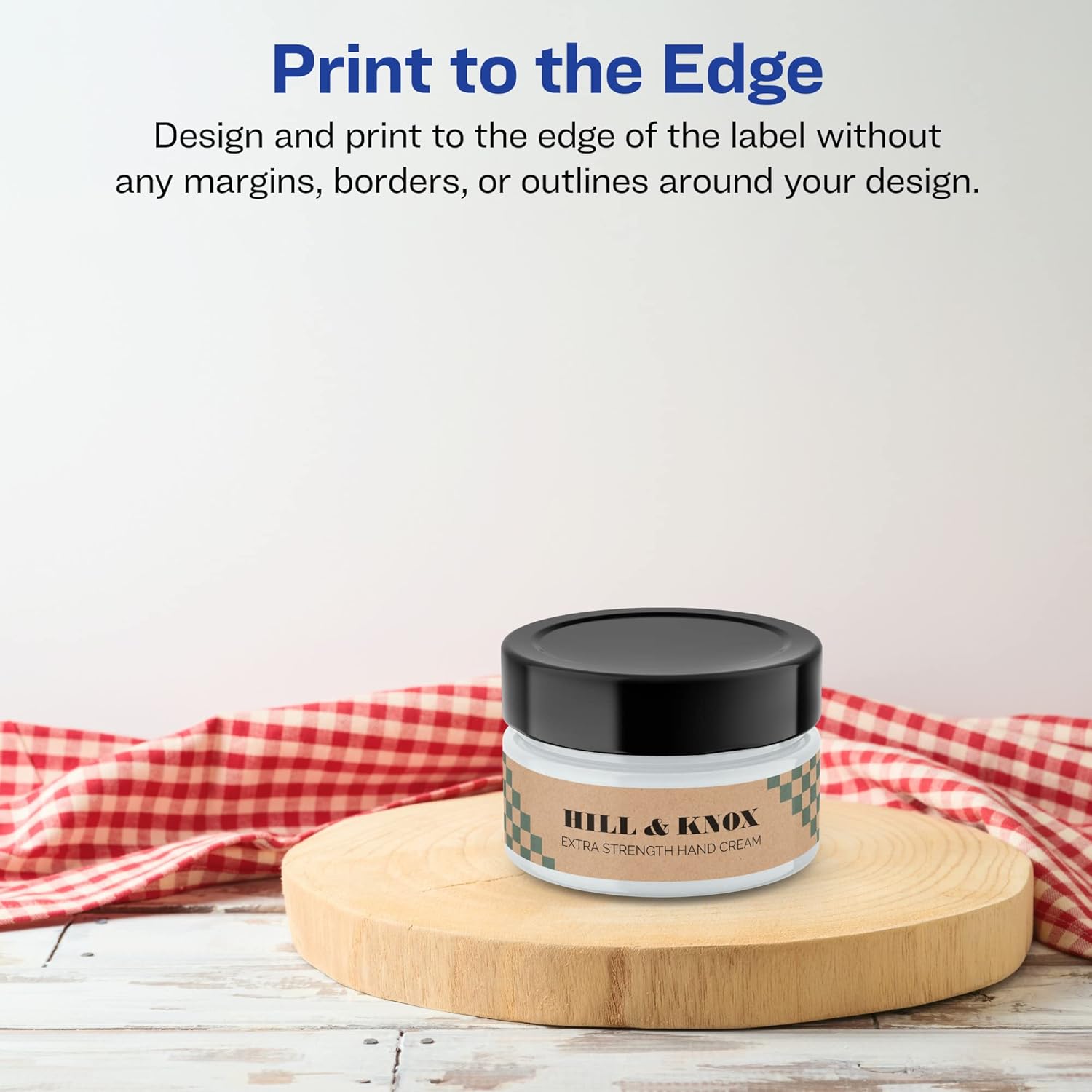 Avery Kraft Brown Labels, 0.75" x 3.5", Sure Feed Printable