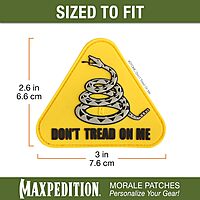 MAXPEDITION Don't Tread On Me PVC Morale Patch