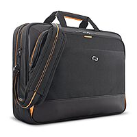 Solo New York Briefcase - Laptop Carrying Bag for Women & Men, Brief for Travel & Work, Internal Tablet Pocket