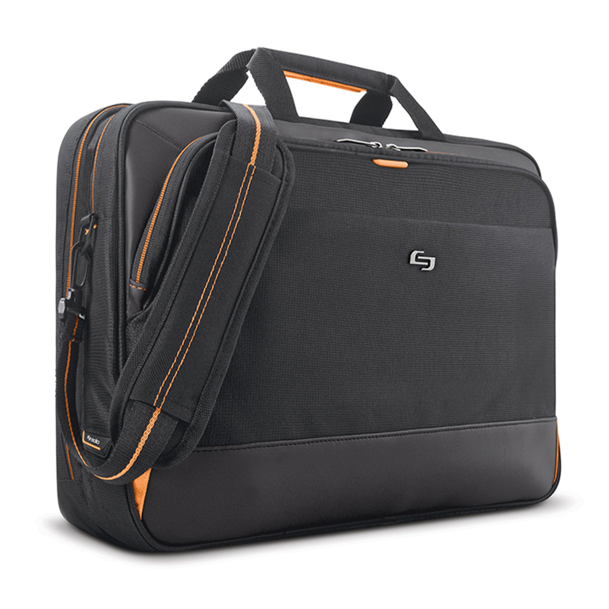 Solo New York Briefcase - Laptop Carrying Bag for Women & Men, Brief for Travel & Work, Internal Tablet Pocket