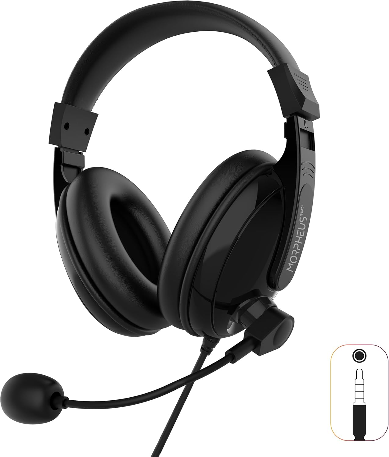 Morpheus 360 Basic Multimedia Stereo Headset - Adjustable Microphone - Lightweight Comfortable Design