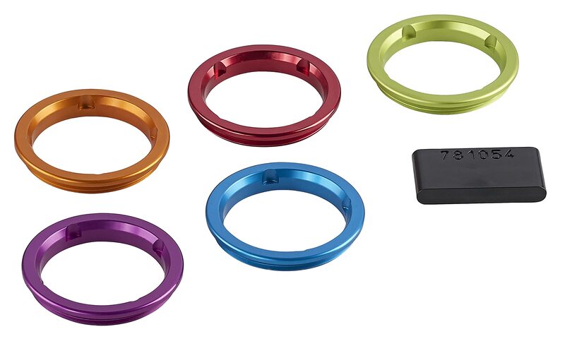 Streamlight 78113 Facecap Ring Kit - Includes Red, Blue, Lime, Orange & Purple Rings - Stinger 2020