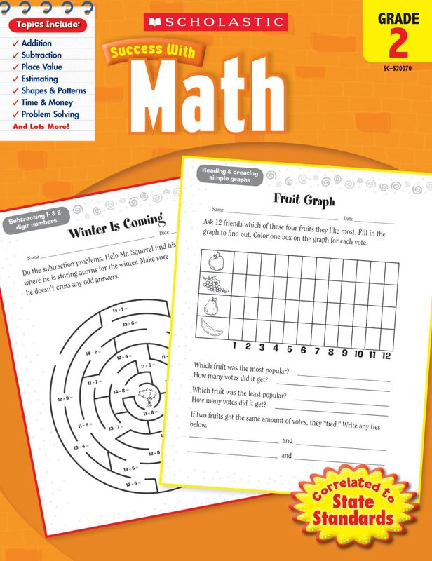 Scholastic Success With Math: Grade 2 Workbook