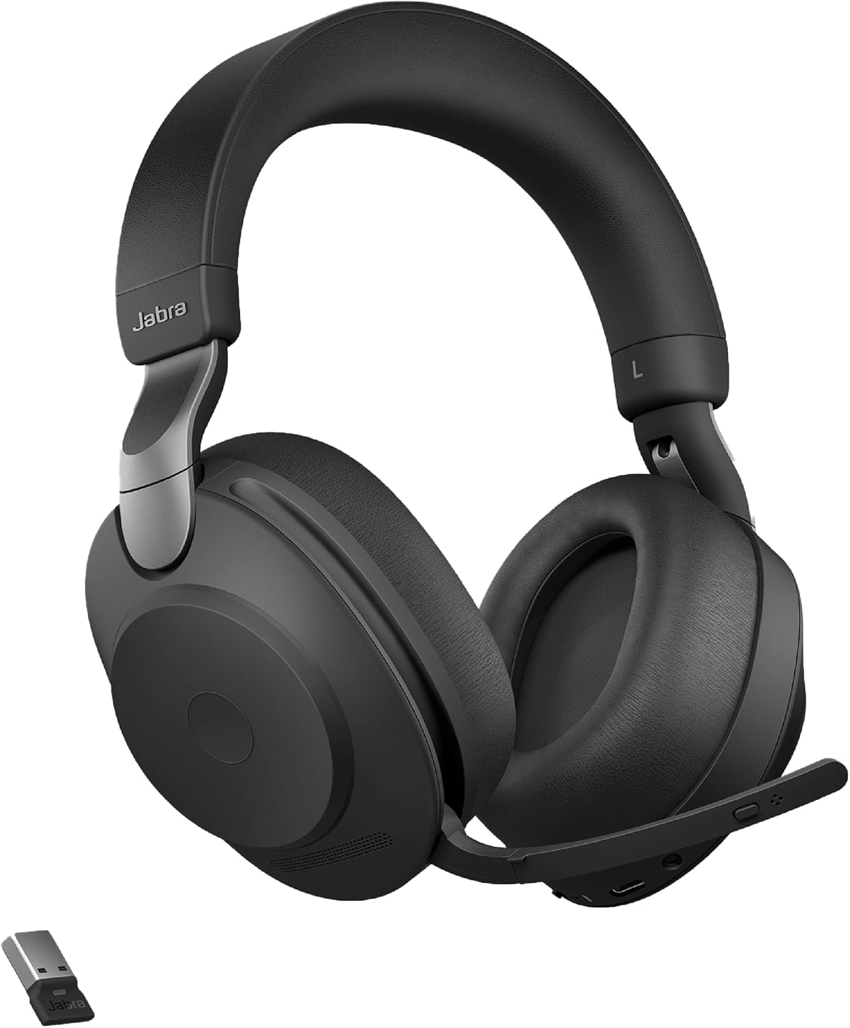 Jabra Evolve2 85 Wireless Over-Ear Headset – ANC, UC/Teams Certified