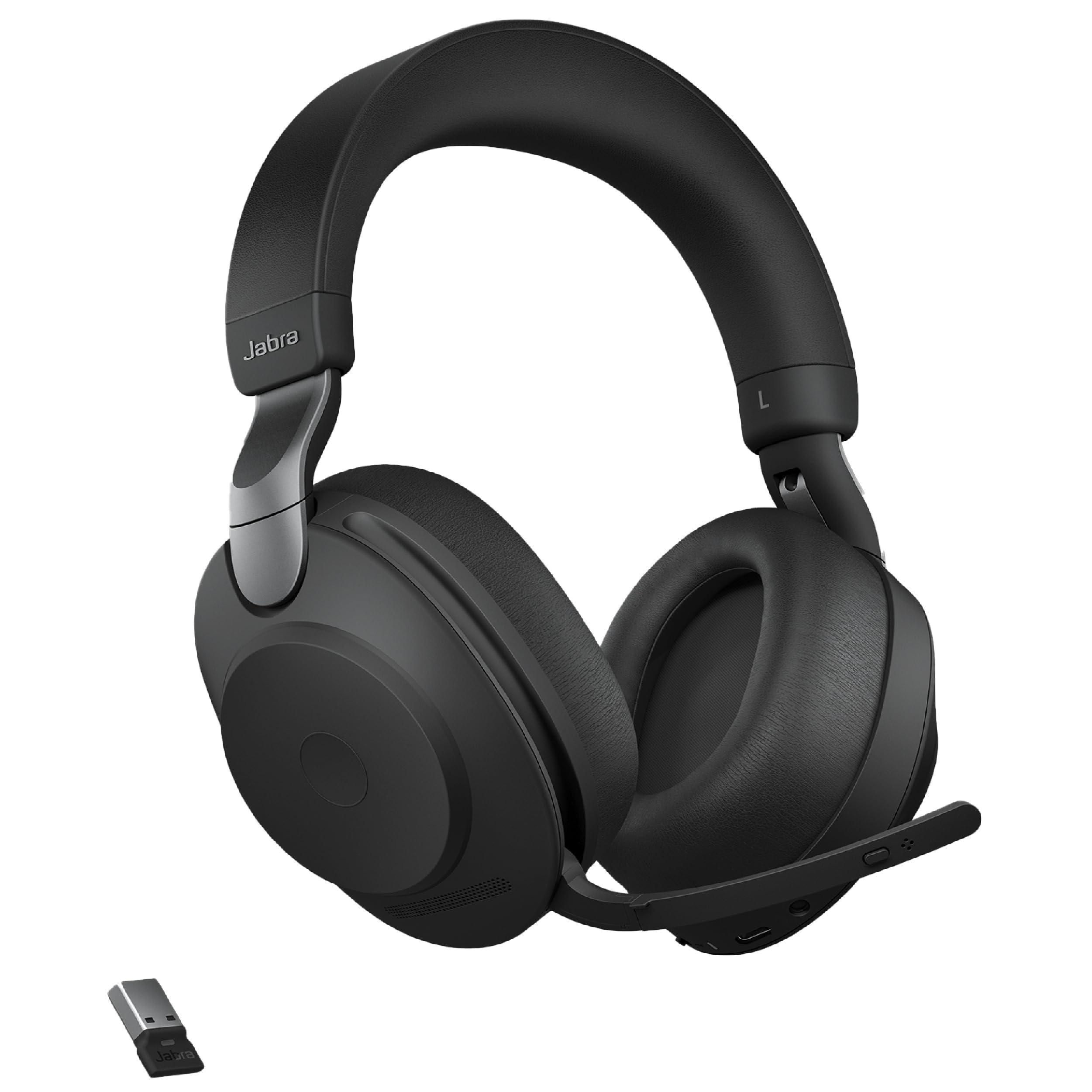 Jabra Evolve2 85 Wireless Over-Ear Headset – ANC, UC/Teams Certified