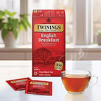 Twinings English Breakfast Tea, 25 Count (Pack of 1)
