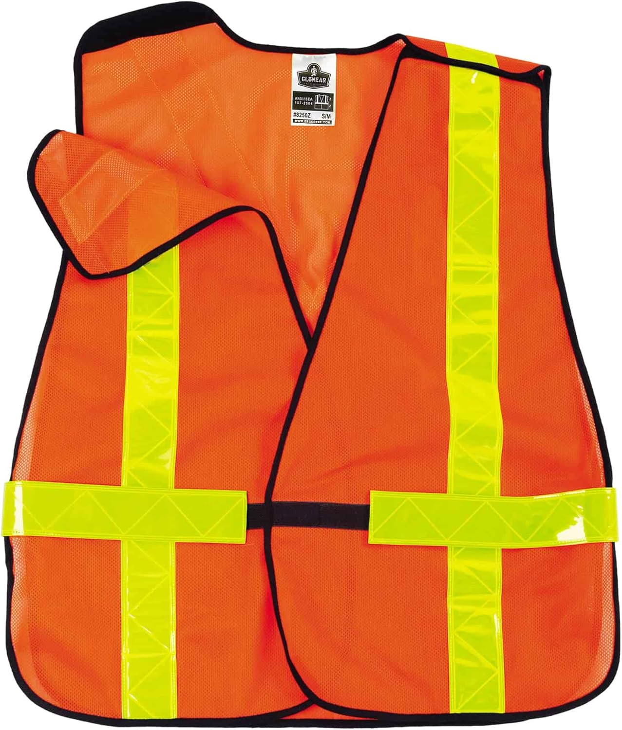 Ergodyne GloWear 8080BAX Hi-Gloss Breakaway X-Back Safety Vest