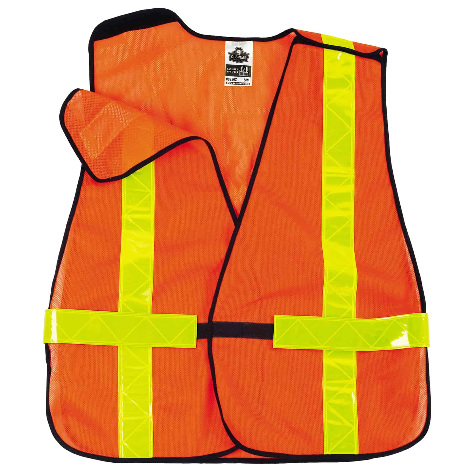 Ergodyne GloWear 8080BAX Hi-Gloss Breakaway X-Back Safety Vest
