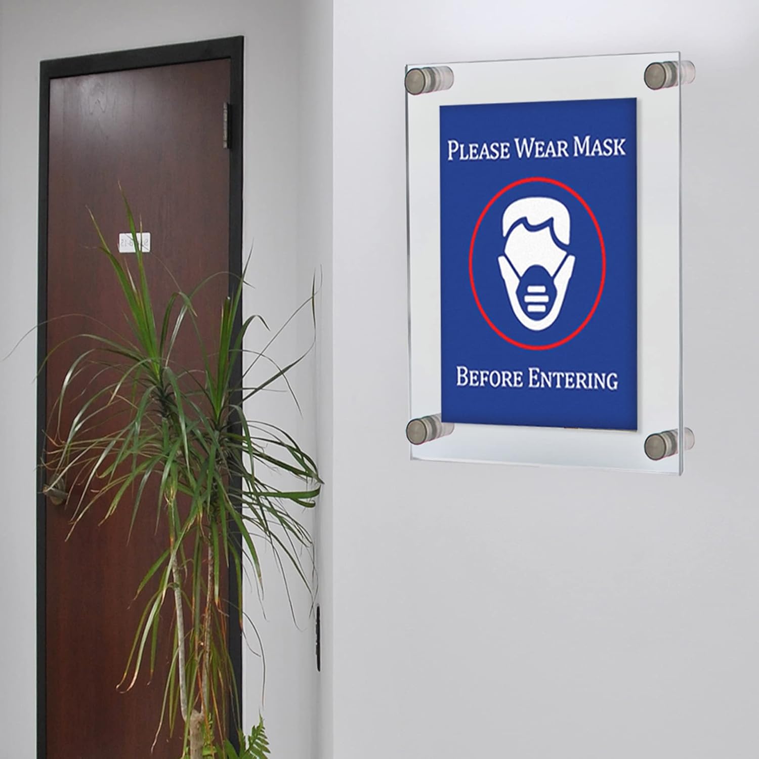 Azar Displays Standoff Acrylic Sign Holder