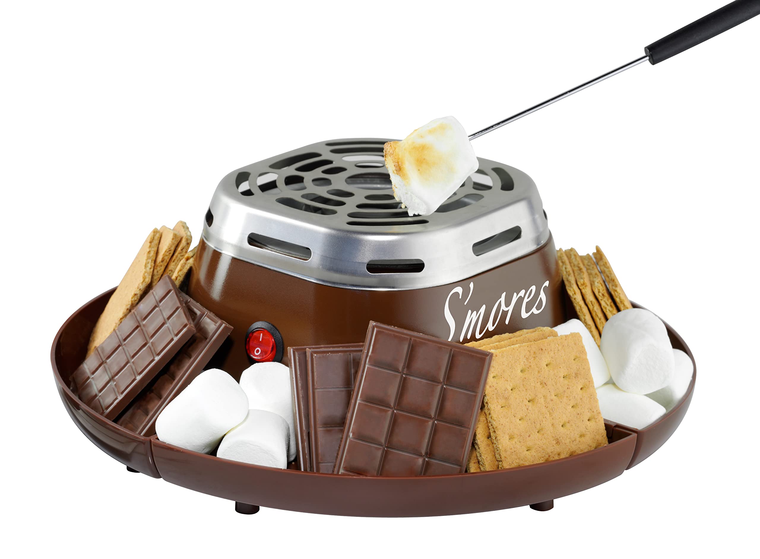 NOSTALGIA Indoor Electric Tabletop S'mores & Fondue Maker