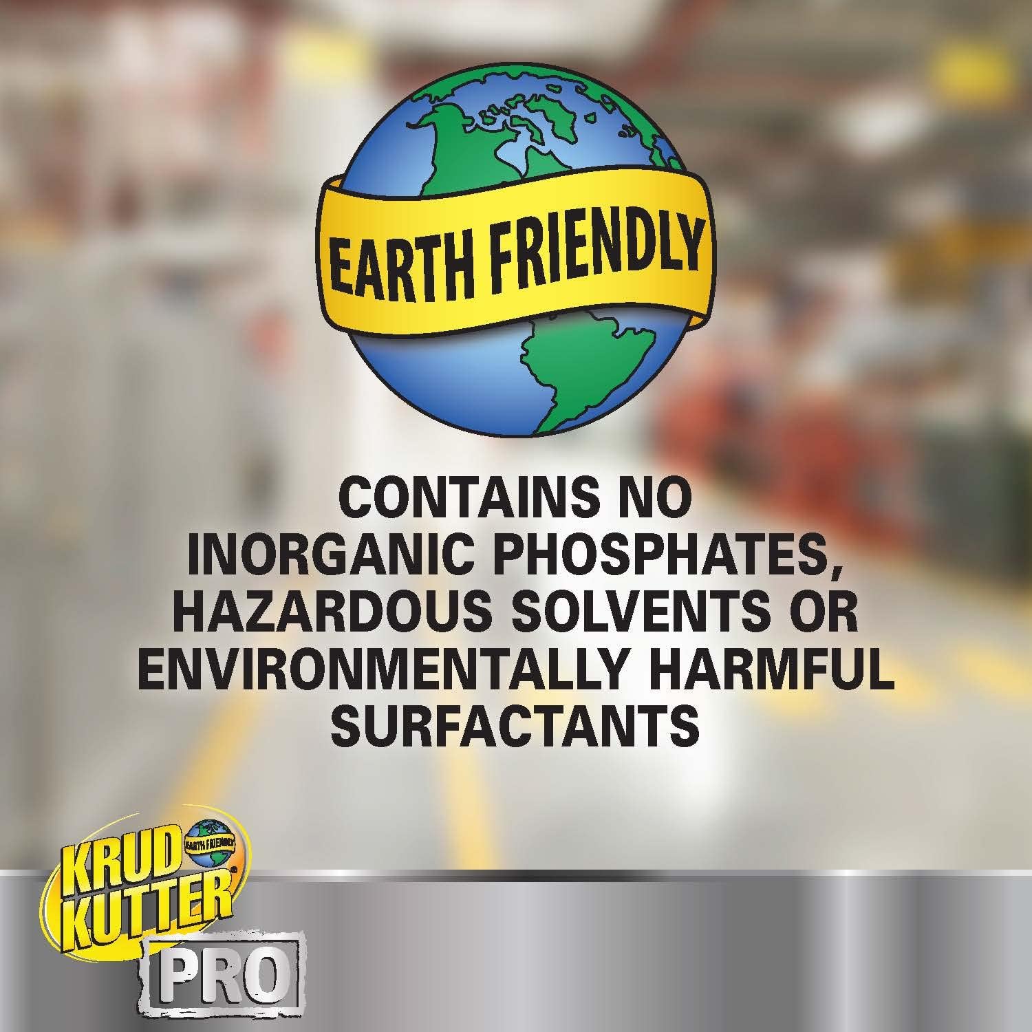 Krud Kutter Pro Concentrated Cleaner Degreaser, 32 Oz, Clear, Pack Of 6 Bottles