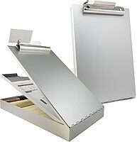 SAUNDERS Cruiser-Mate Aluminum Storage Clipboard with Dual Compartments