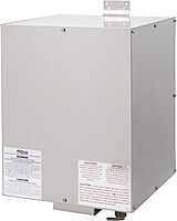 Whale F700 Water Heater, 6 Gal., 120V, 100 PSI, Horizontal Mount, Double-Wall Front Heat Exchanger, Stainless Steel Exterior