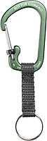 Nite Ize SlideLock Key Ring, Locking Carabiner Key Chain with Webbing