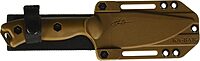 KA-BAR Becker Harpoon BK18 Fixed Blade Knife, 4.5in, Tan