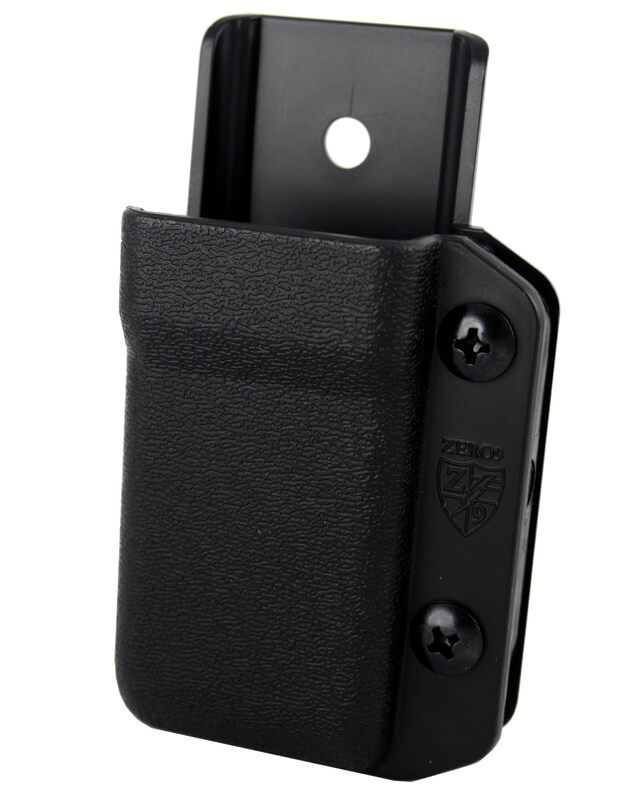 ZERO9 HOLSTERS Model 4050 Single Magazine Case, Mag Pouch for 9mm and .40 cal Magazines