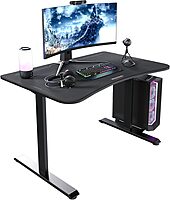 RESPAWN 1048 Gaming Desk - 48in Computer Desk With Mouse Pad, PC Workstation With Cable Management, Home Office Gaming Table - Black 48 in