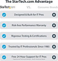 StarTech.com Mobile TV Cart - Portable Rolling TV Stand for 37-70" VESA Display (154lb/70kg)