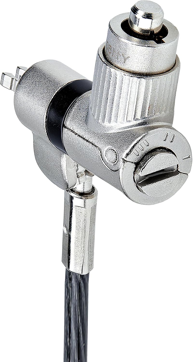 StarTech.com Universal 3-in-1 Laptop Lock 6.6ft (2m) Security Cable