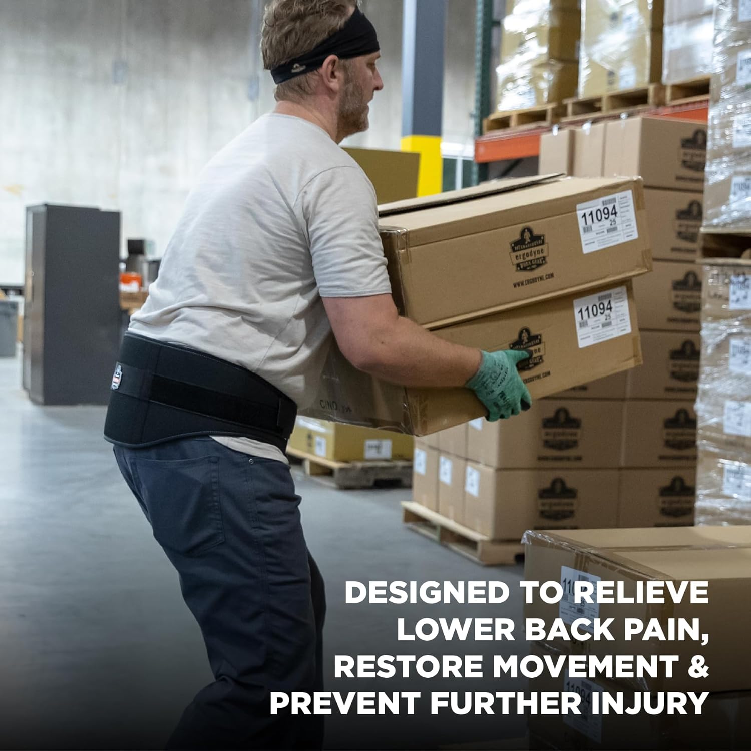 Ergodyne ProFlex 1500 Weight Lifters-Style Back Support Belt