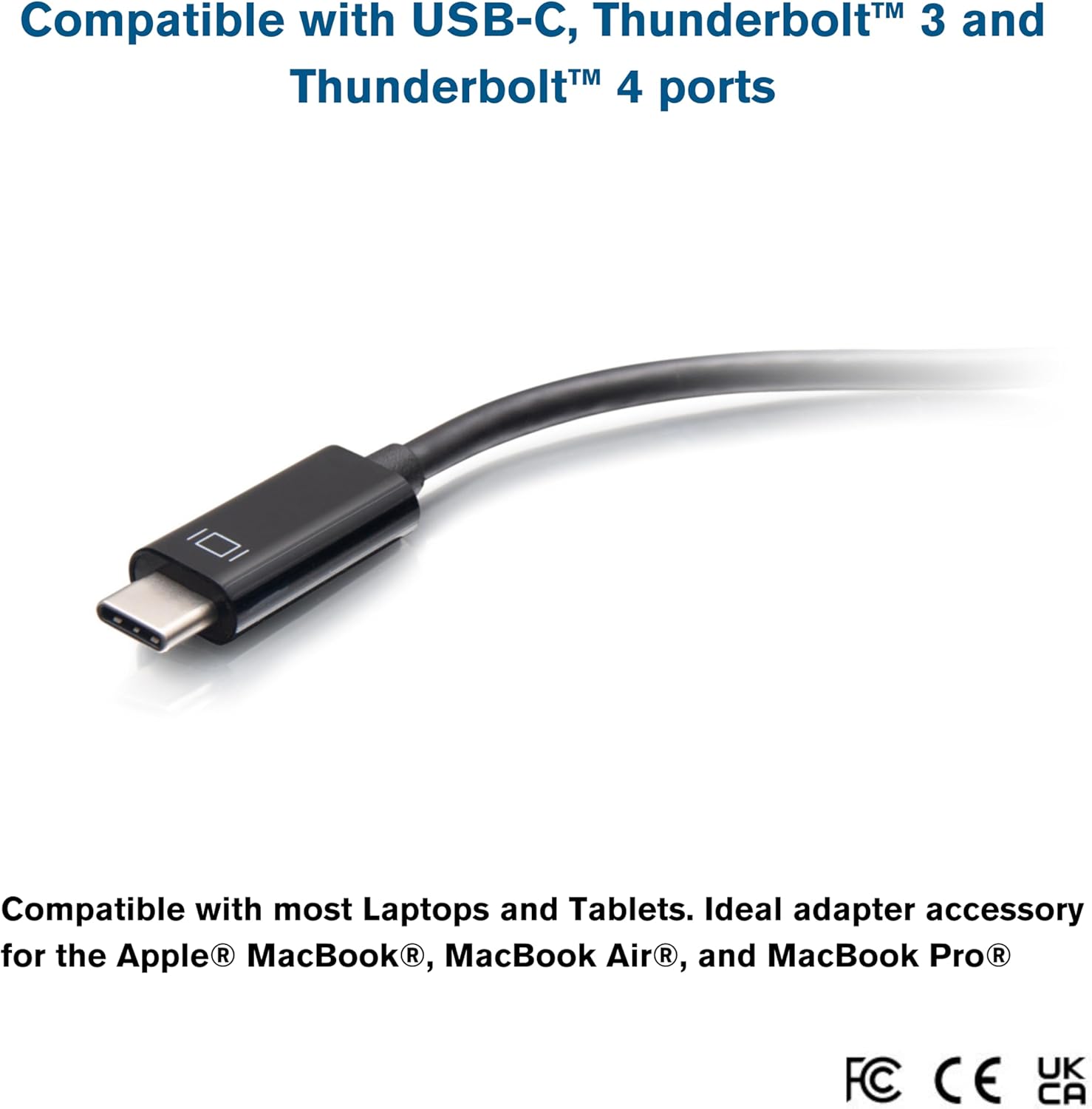 C2G CG26935USB-C to 4k60Hz HDMI Adapter, Black