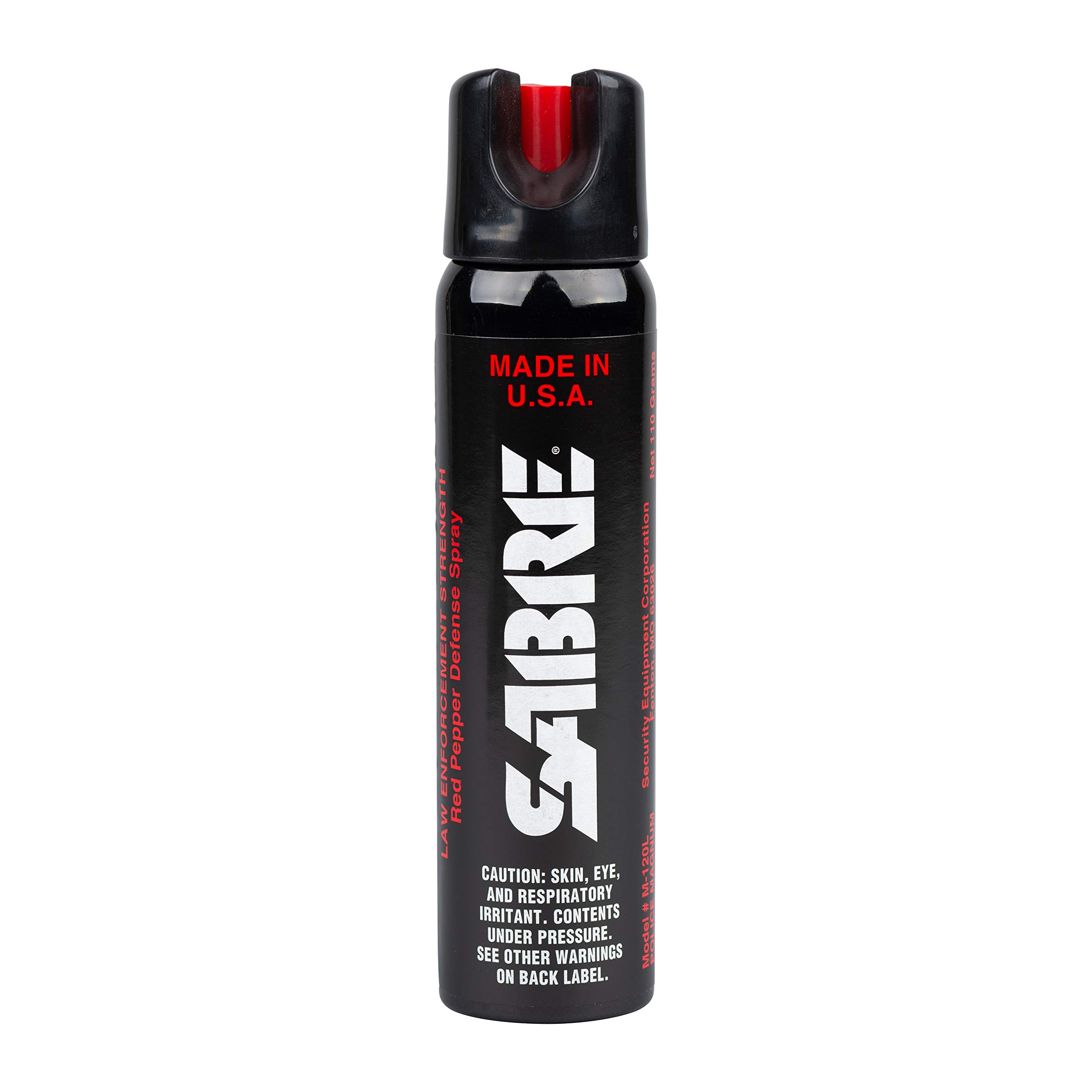 SABRE Magnum 120 3-In-1 Defense Spray, 35 Bursts, 12-Foot (4-Meter) Range, Triple Protection Formula Contains Pepper Spray