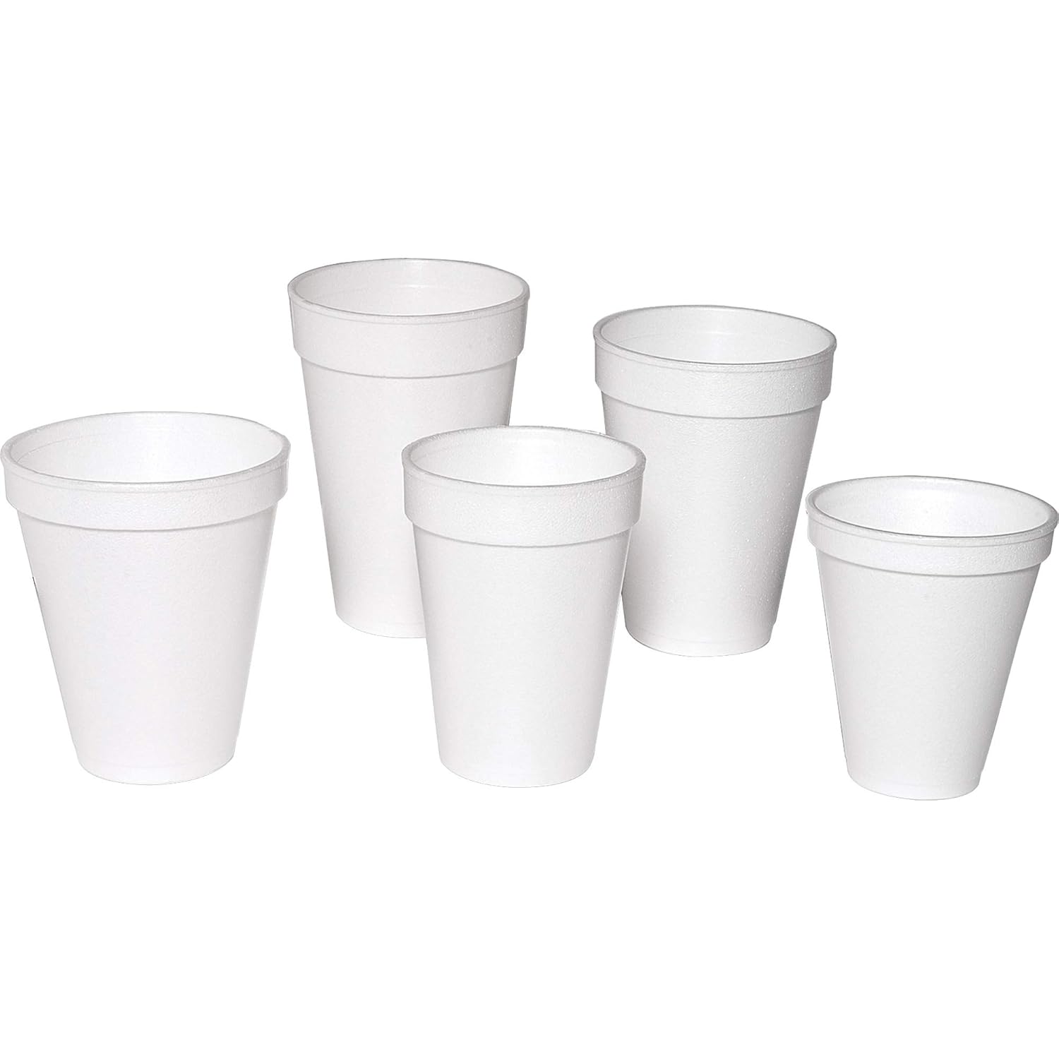 Genuine Joe Hot/Cold Foam Cups, 8 Oz, White - Carton of 1,000 (Model 58550)