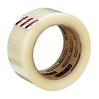 3M Scotch 371 Industrial-Grade Packing Tape, Clear, 48 mm x 100 m, High Performance Sealing Tape for Medium-Duty Commercial
