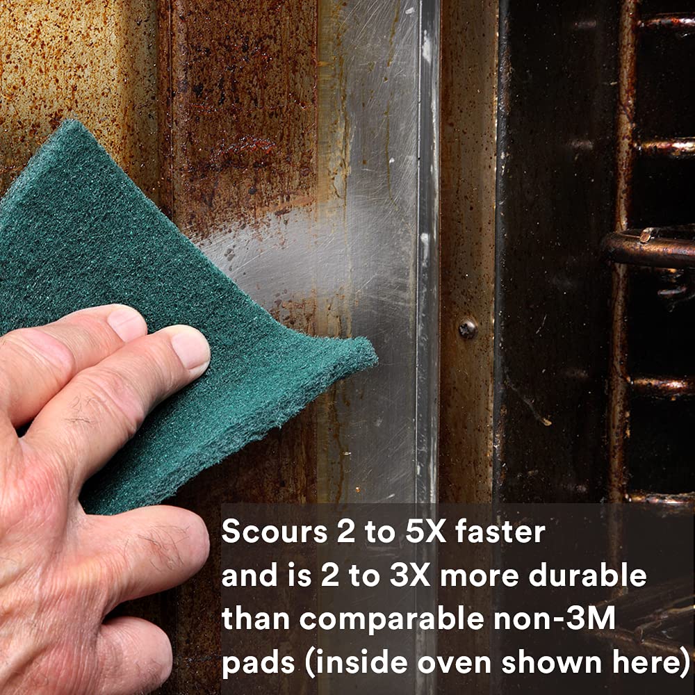 Scotch-Brite General Purpose Scouring Pad 96CC, 6 in x 9 in, 10/Pack, 6/Pack/Case 10 Pads/Pack, 6 Packs/Case