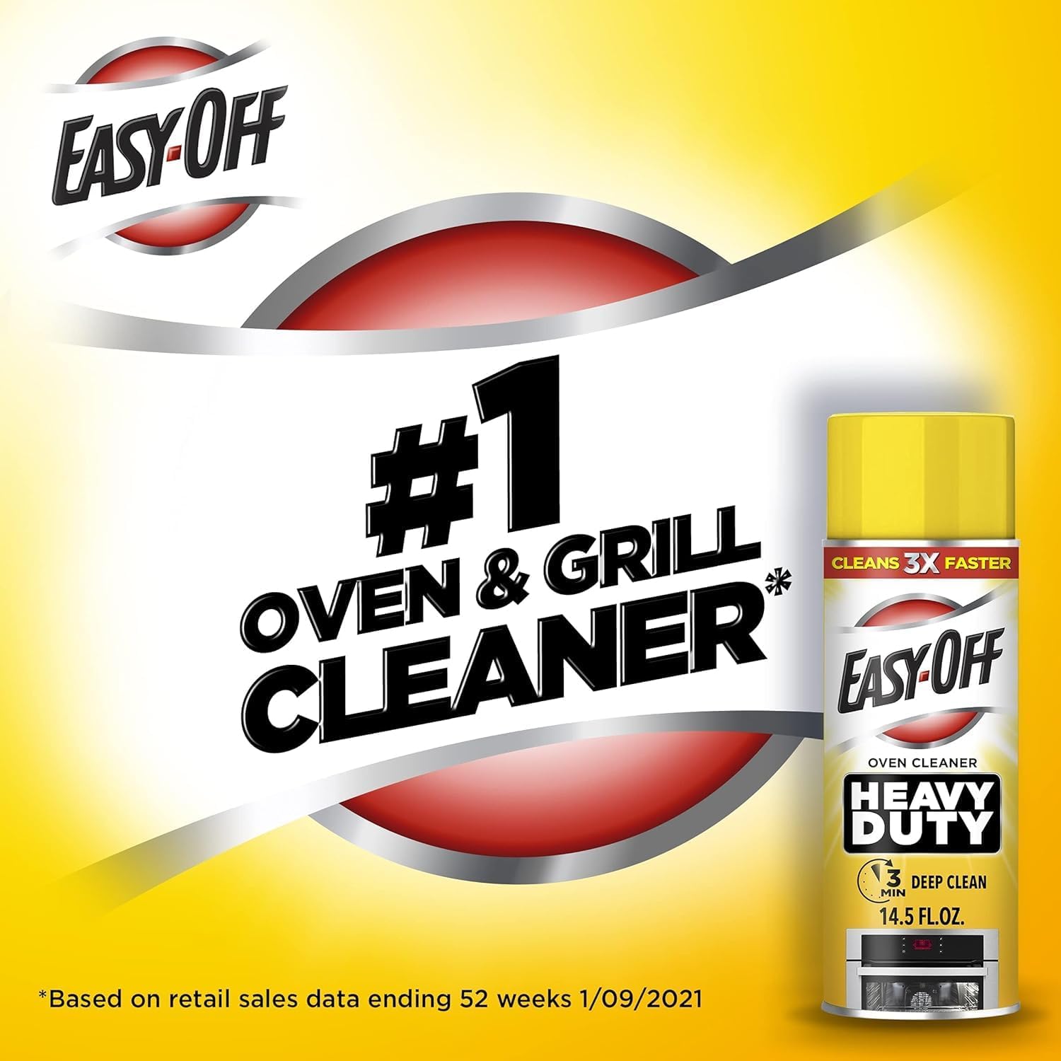Easy Off Heavy Duty Oven Cleaner Spray, 24oz, Removes Grease 24 Ounce (Pack of 1)