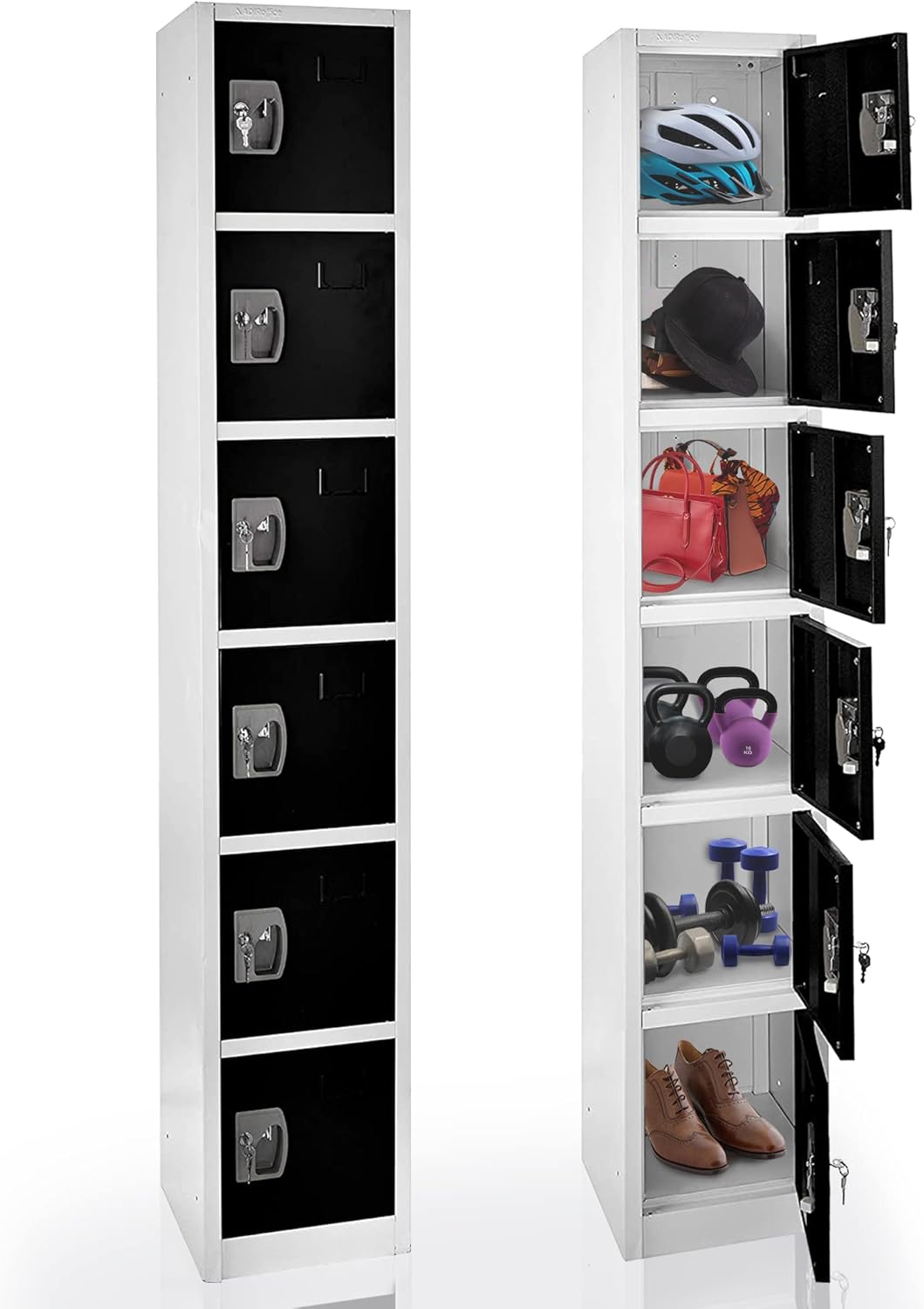 AdirOffice 6-Door Steel Locker