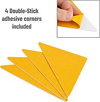 MIND READER Office Chair Mat, PVC Under Desk Floor Protector