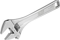 Ridgid 86917 762 Adjustable Wrench, 12-inch Adjustable Wrench for Metric and SAE, Silver, Small
