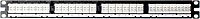 Panduit DP245E88TGY Category-5E 24-Port Flat Punchdown Patch Panel, Black