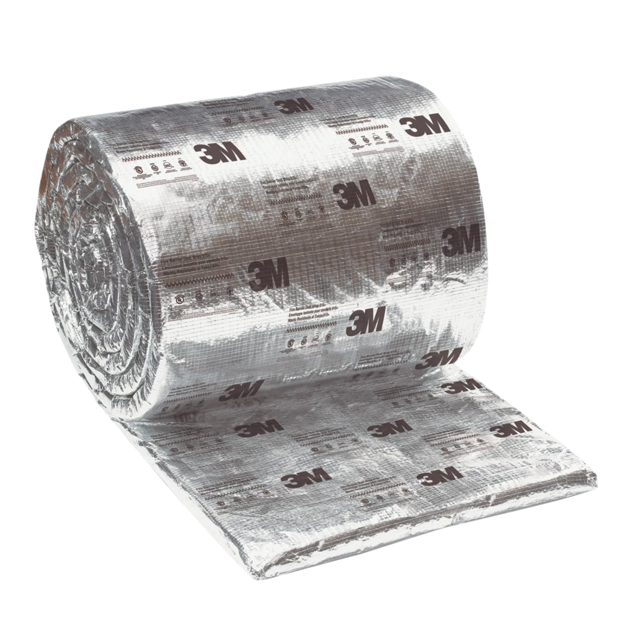 3M Fire Barrier Duct Wrap 615+, Space-Saving, Commercial Kitchen Grease and Ventilation Ducts Applications, 24 in x 25 ft