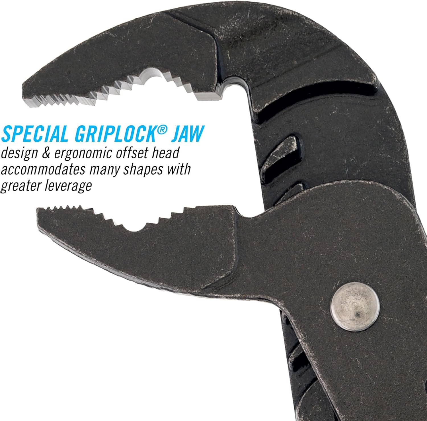 CHANNELLOCK GLS-3 3-Piece GRIPLOCK Tongue & Groove Pliers Set, 6.5", 9.5", 12.5" Water Pump Pliers