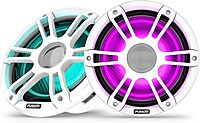 Garmin Fusion® Signature Series 3i Marine Coaxial Speakers, 8.8" 330-watt CRGBW Coaxial Sports White Marine Speakers (Pair)