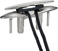 Whitecap 6710CBLUE Stainless Steel E-Z Pull Up Cleat - 8"