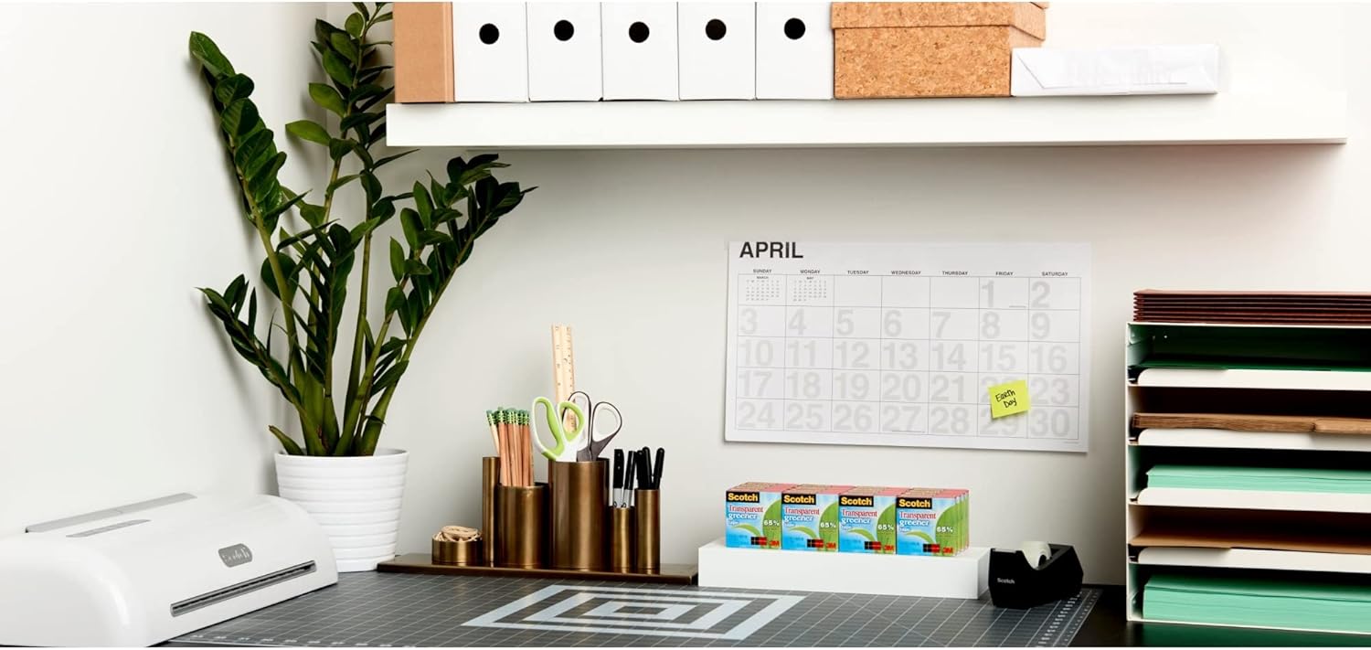 SCOTCH Transparent Greener Tape, 3/4 in x 900 in