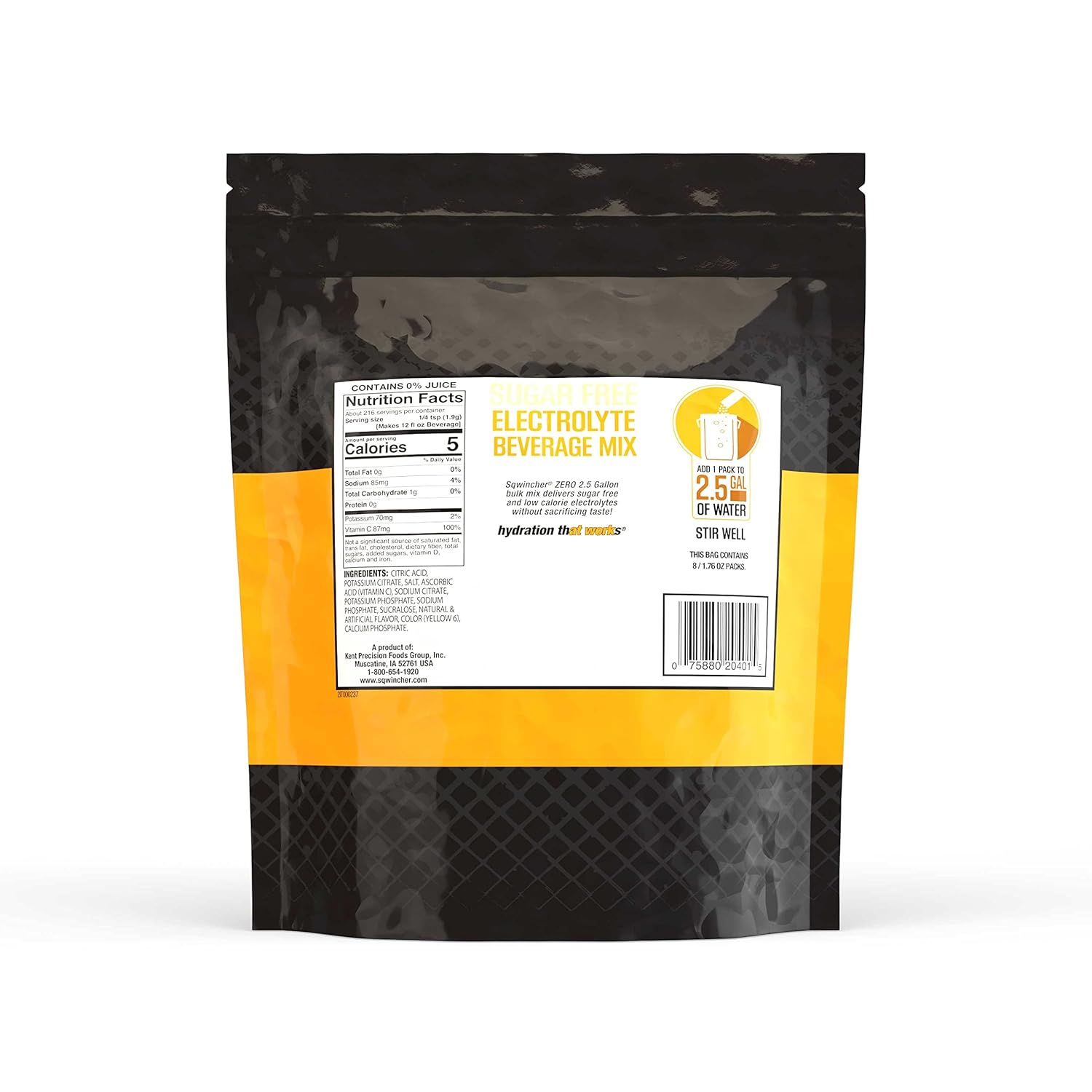 Sqwincher Zero Power Pack | Assorted Flavored | Sugar Free | Low Calorie | Low Sodium | Electrolyte Replenishment Hydration