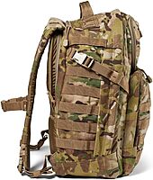 5.11 Tactical Backpack, RUSH 24 2.0 Military Survival Molle Back Pack with Laptop Compartment, 37L, Multicam, Style 56564ABR