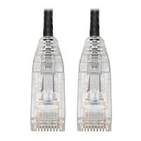 Tripp Lite Cat6 UTP Patch Cable (RJ45), M/M, Cat6 Ethernet Cable, Gigabit (1 Gbps), Molded, Slim, Black, 8 in. (N201-S8N-BK)