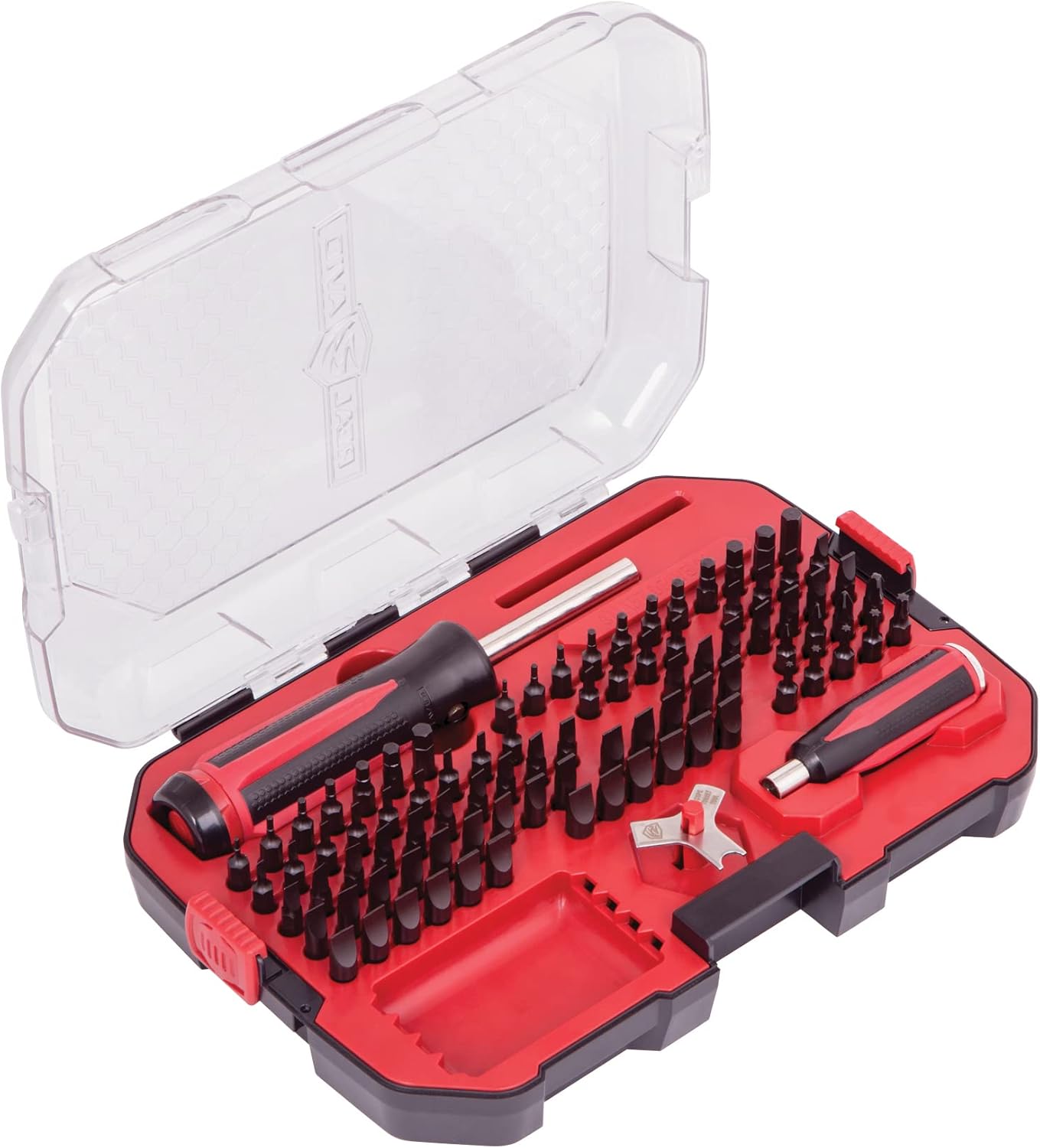 Real Avid Precision Screwdriver Set for Gun Maintenance | 90 PCS Screw Driversets with LED Driver, Hex
