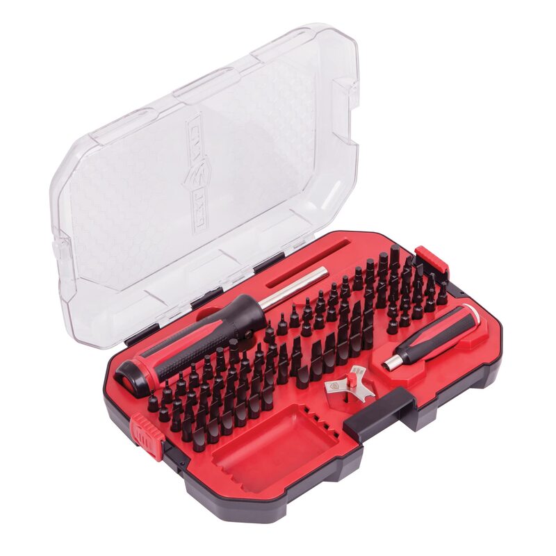 Real Avid Precision Screwdriver Set for Gun Maintenance | 90 PCS Screw Driversets with LED Driver, Hex