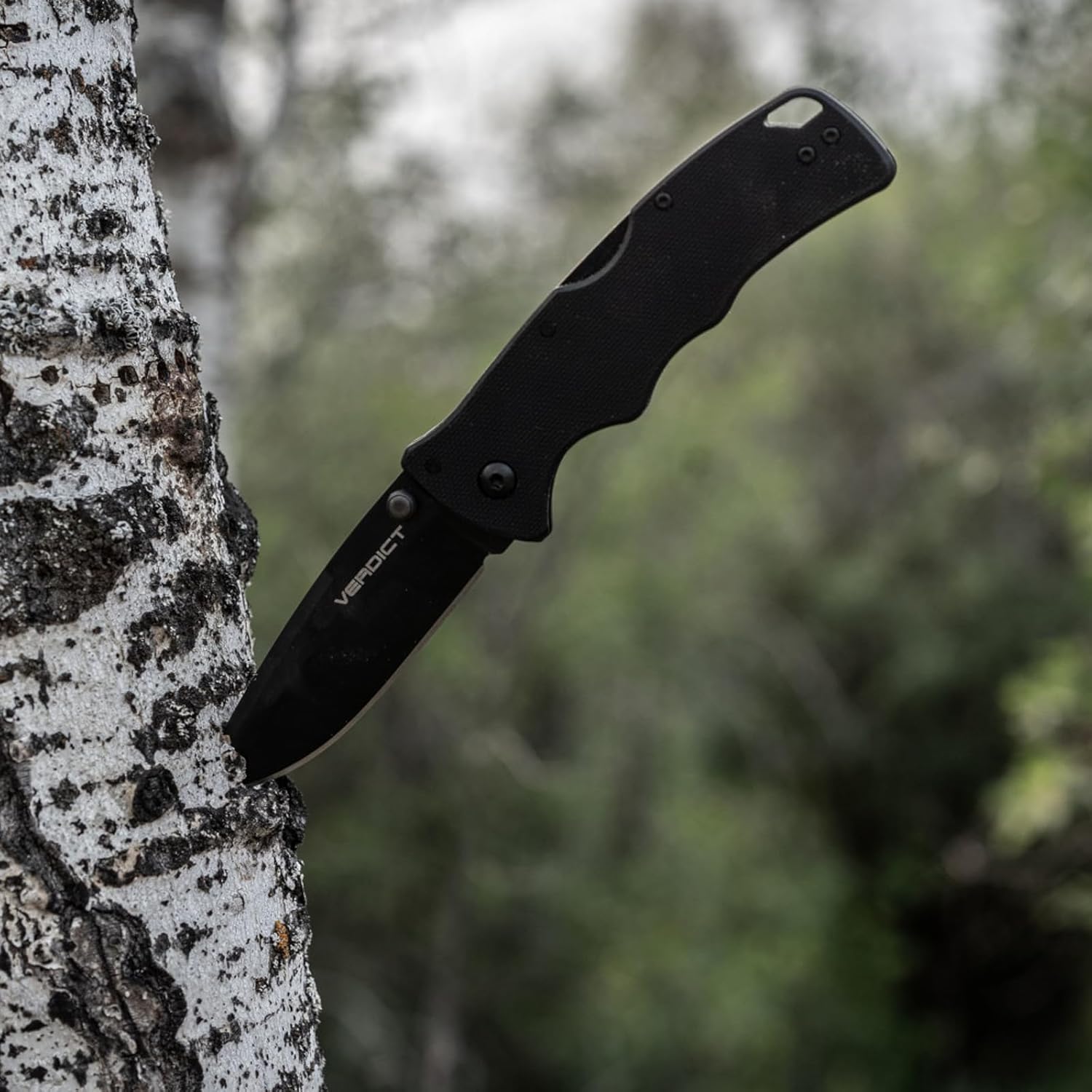 Cold Steel Verdict 3" AUS10A G-10 Handle Folding Knife with Tri-Ad Lock