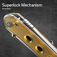 CIVIVI Vision FG Folding Pocket Knife – Superlock EDC 3.54" Reverse Tanto