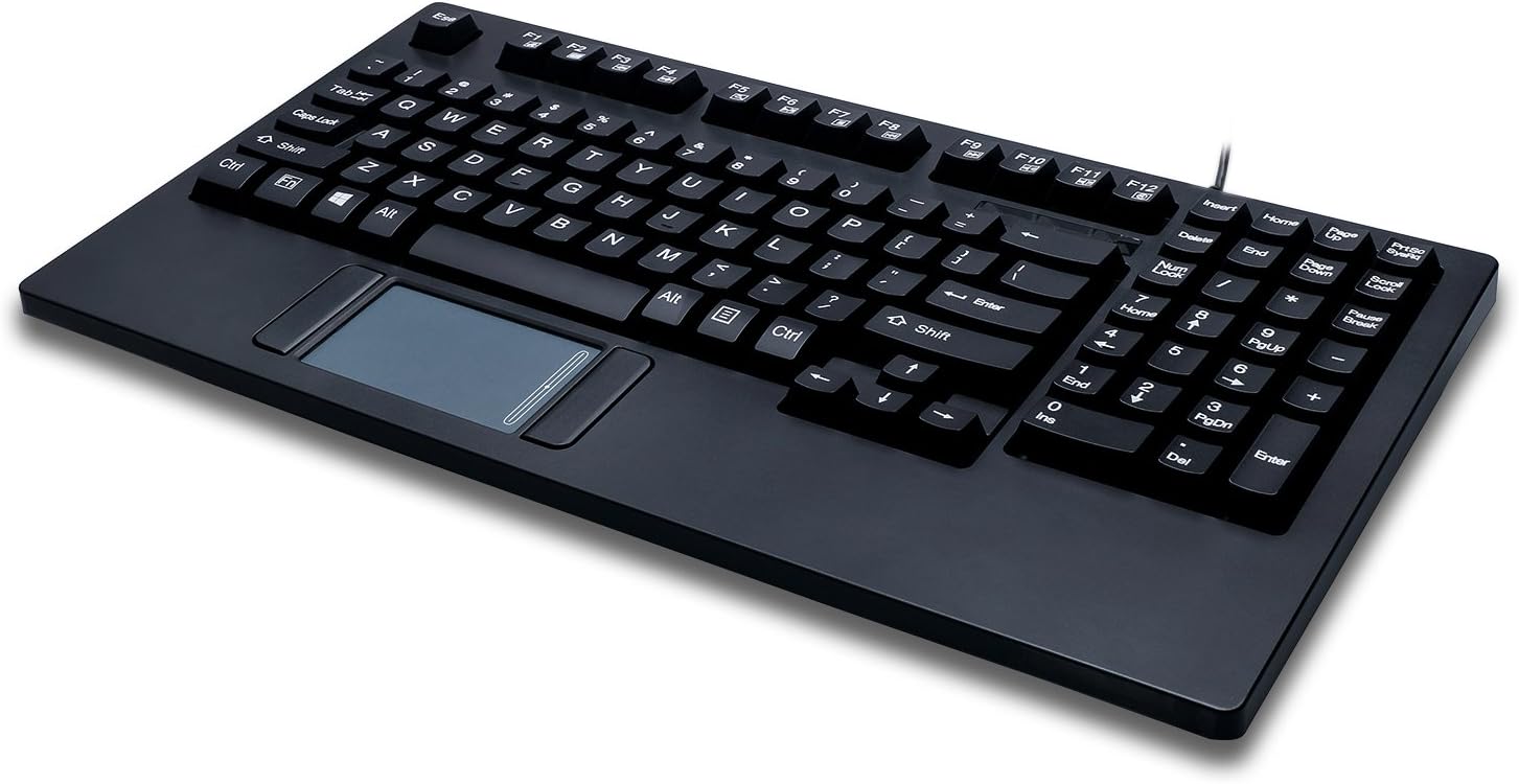 AKB-425UB - Easytouch Rackmount USB Touchpad Keyboard, Black