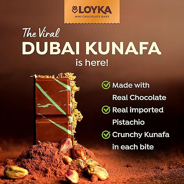 Loyka-Kunafa Choco bar-35g