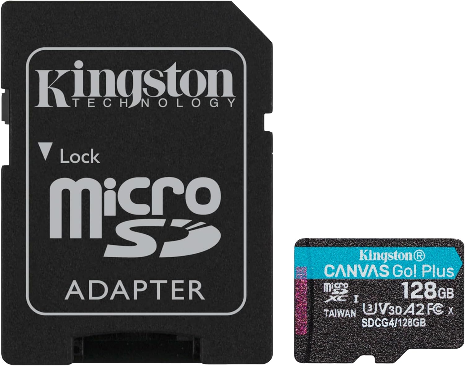 Kingston Canvas Go Plus microSDXC Card | UHS-I U3 V30 A2 | Up to 200MB/s